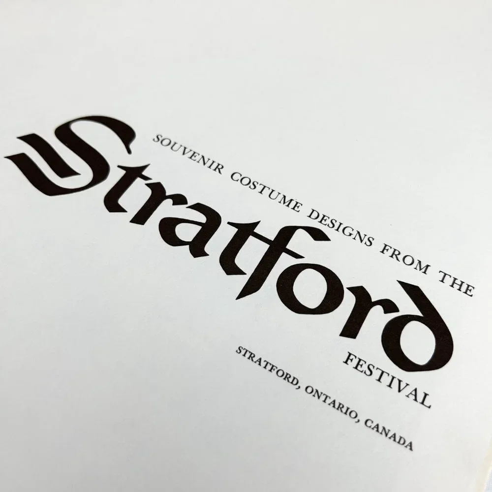 Vintage Shakespeare Collectible | Stratford Portfolio Costume Prints